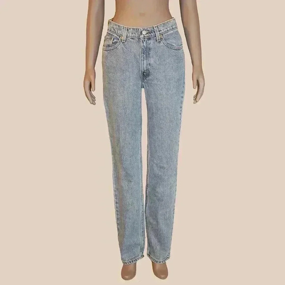 Vintage Classic Blue Denim Levis Red Tab Jeans Size 30W 32L Straight Leg Jeans